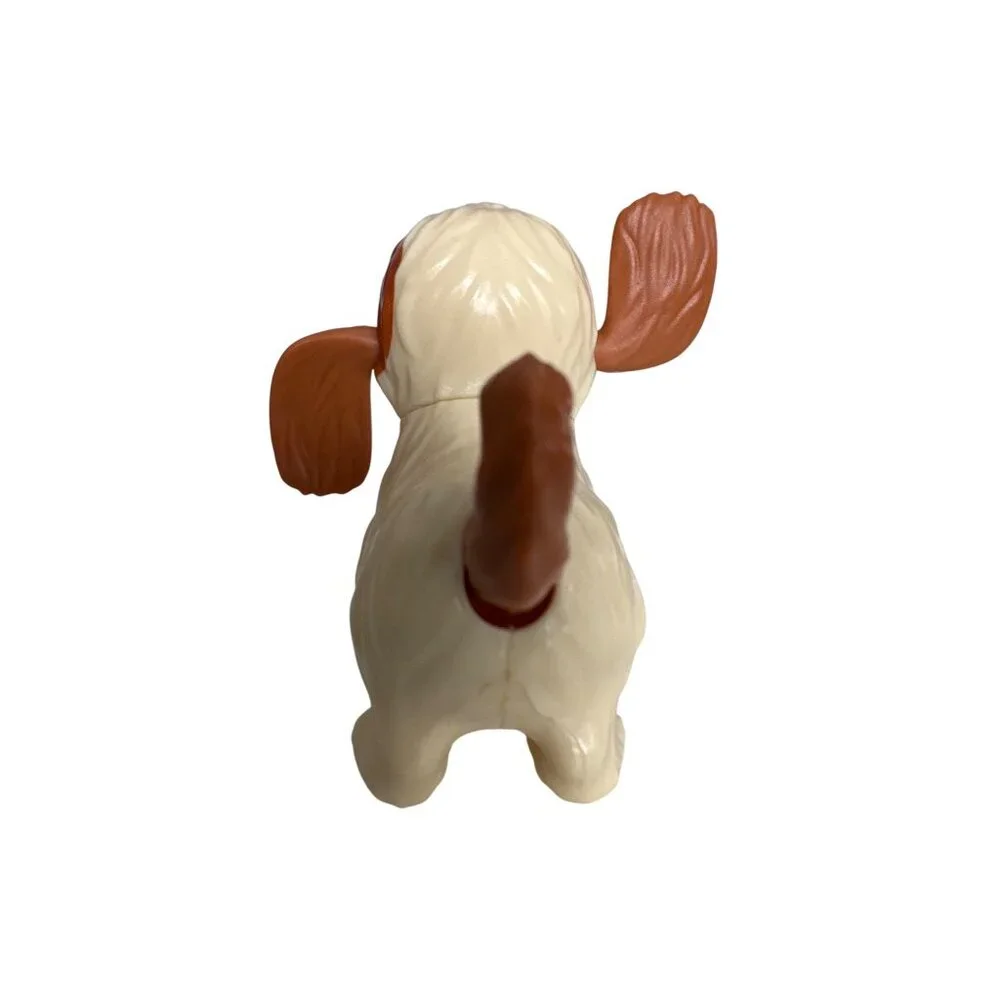 Barbie Swim Puppy Dog Vintage 1990s Plastic Figurine Brown Tan Ears Move Vintage - Picture 6 of 10
